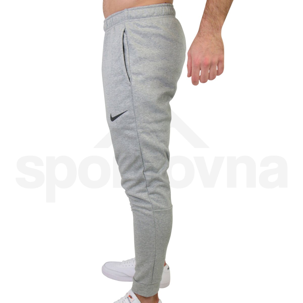 Tepláky Nike Dri-FIT Pant Taper Fleece M - šedá