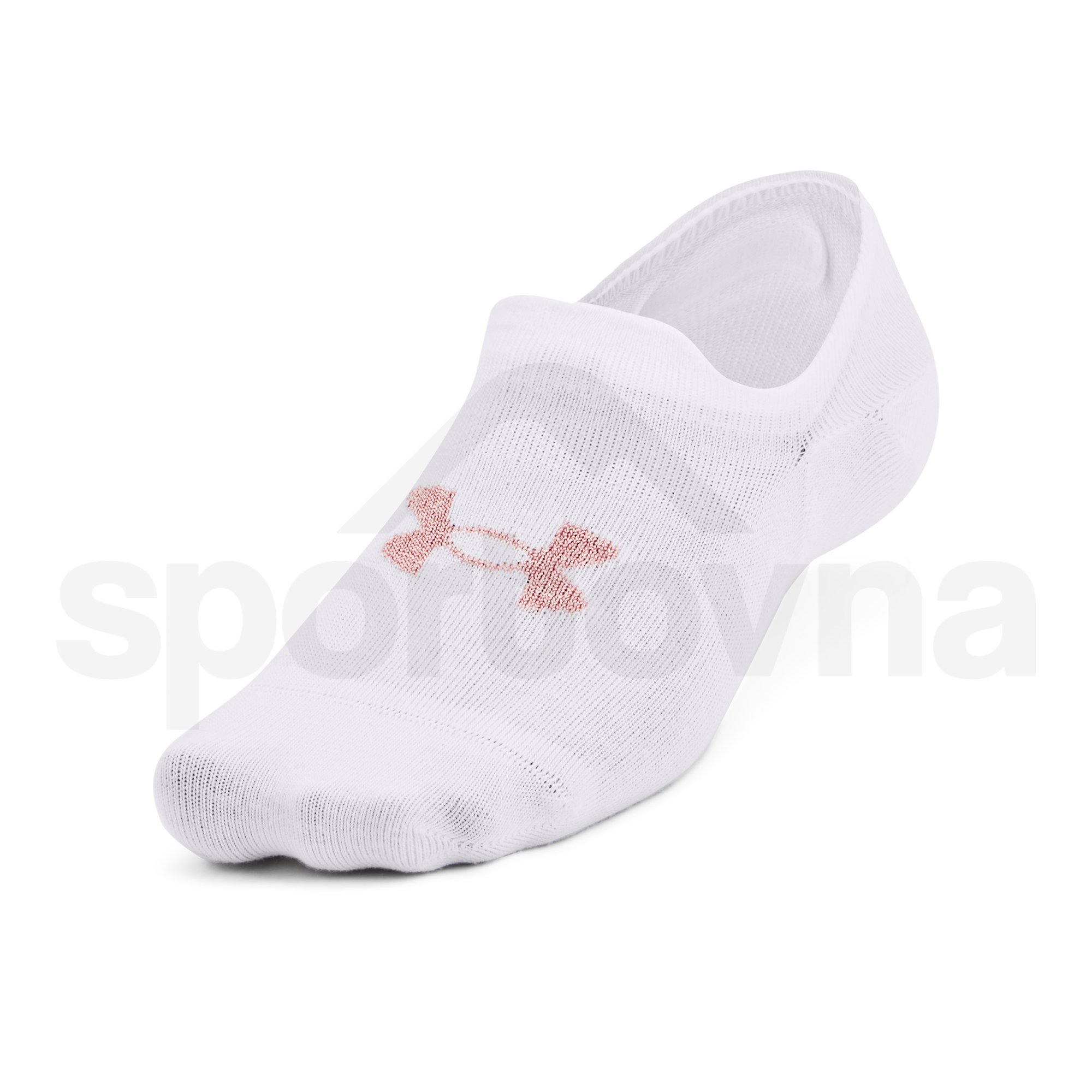 Ponožky Under Armour UA Essential UltraLowTab 3pk W - bílá