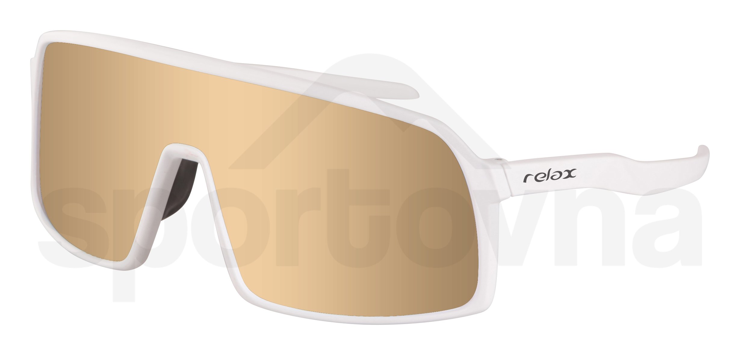 Sportovní brýle Relax Prati R5417F - bílá/hnědá