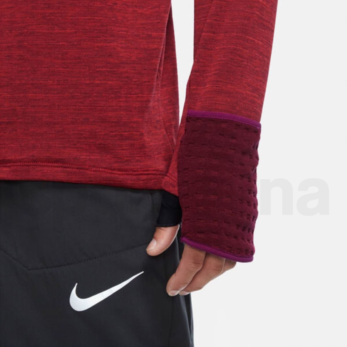 Tričko Nike Therma-FIT Repel HZ M - červená