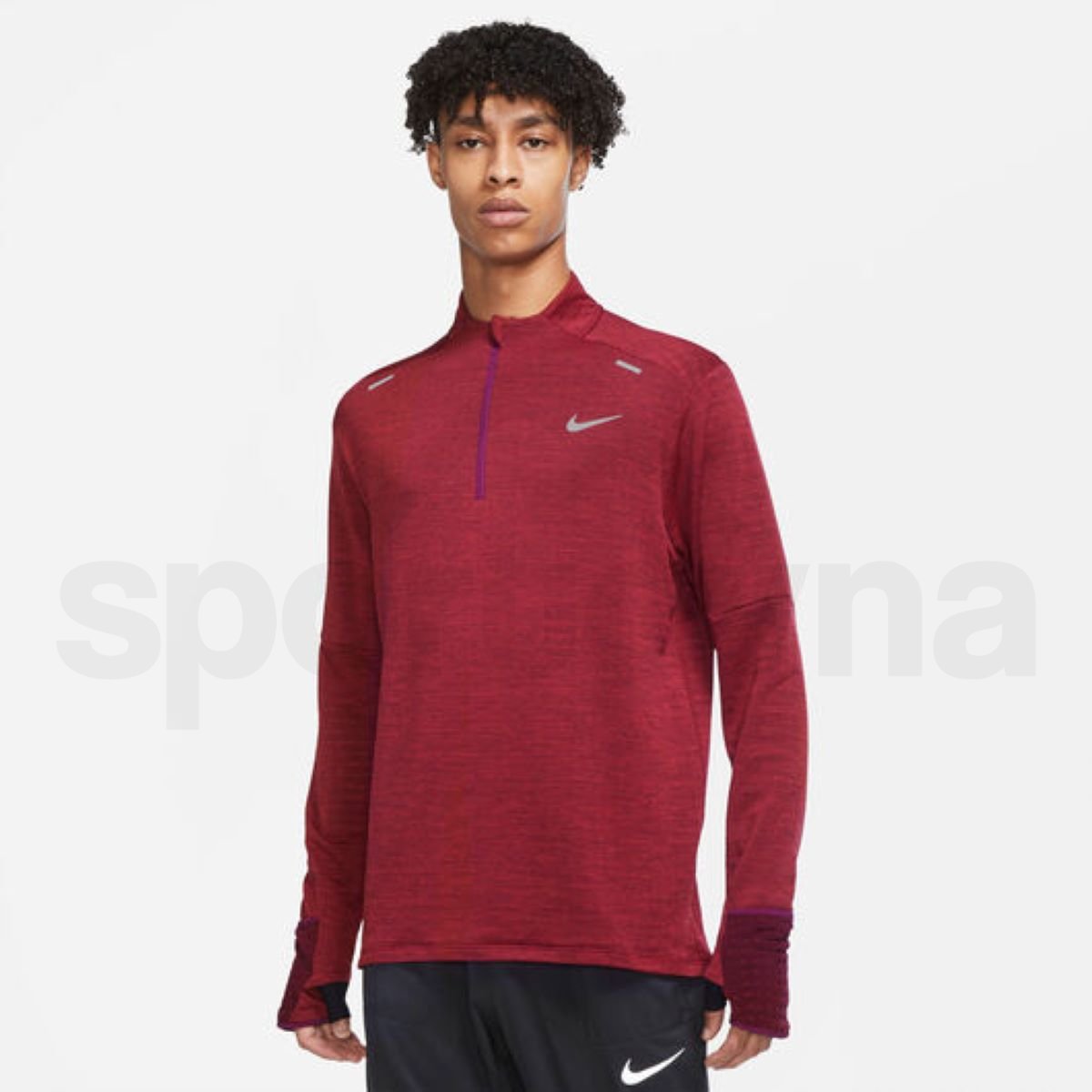 Tričko Nike Therma-FIT Repel HZ M - červená