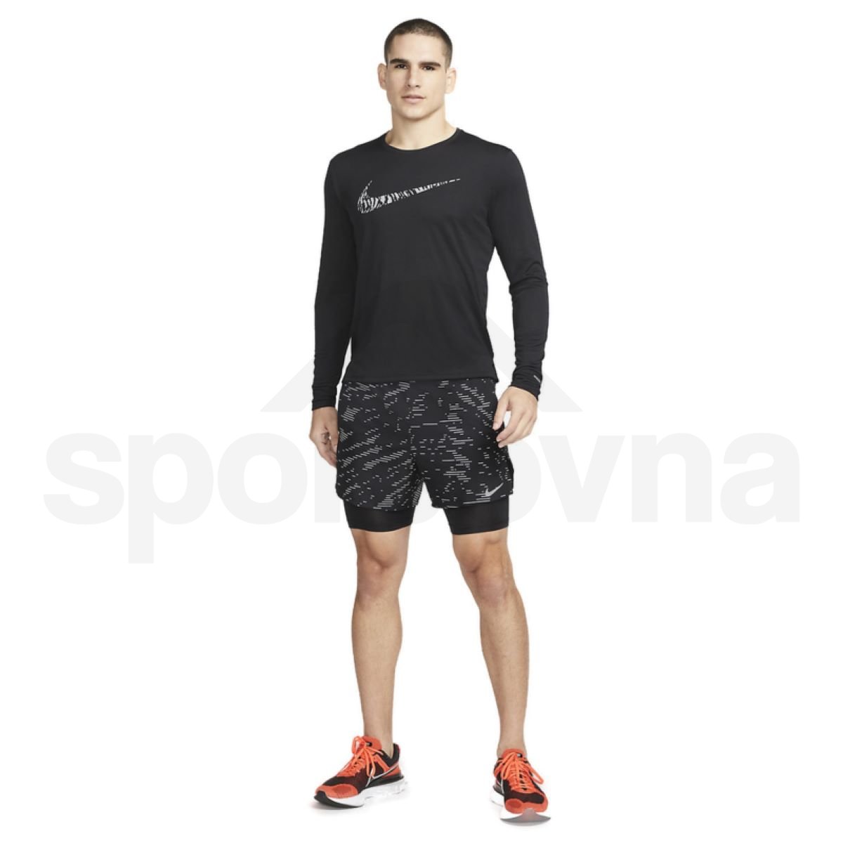 Tričko Nike Dri-FIT UV RUN DIVISION MILER M - černá