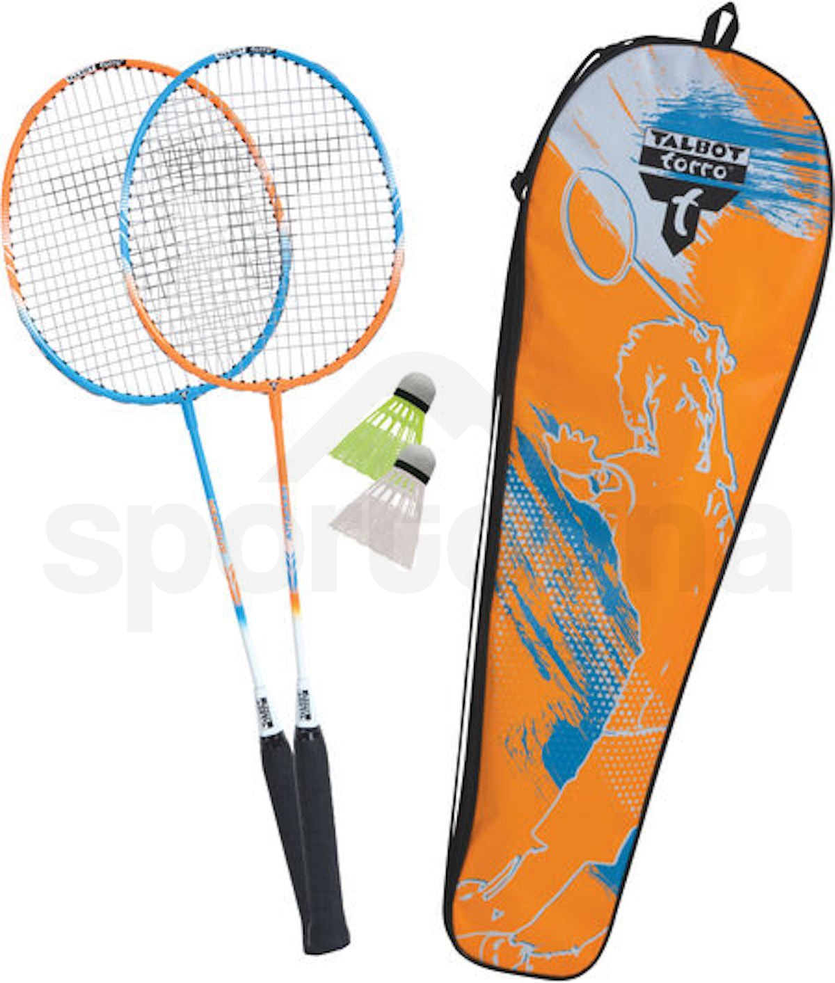 449411-badmintonová sada Talbot Torro Attacker-oranzova