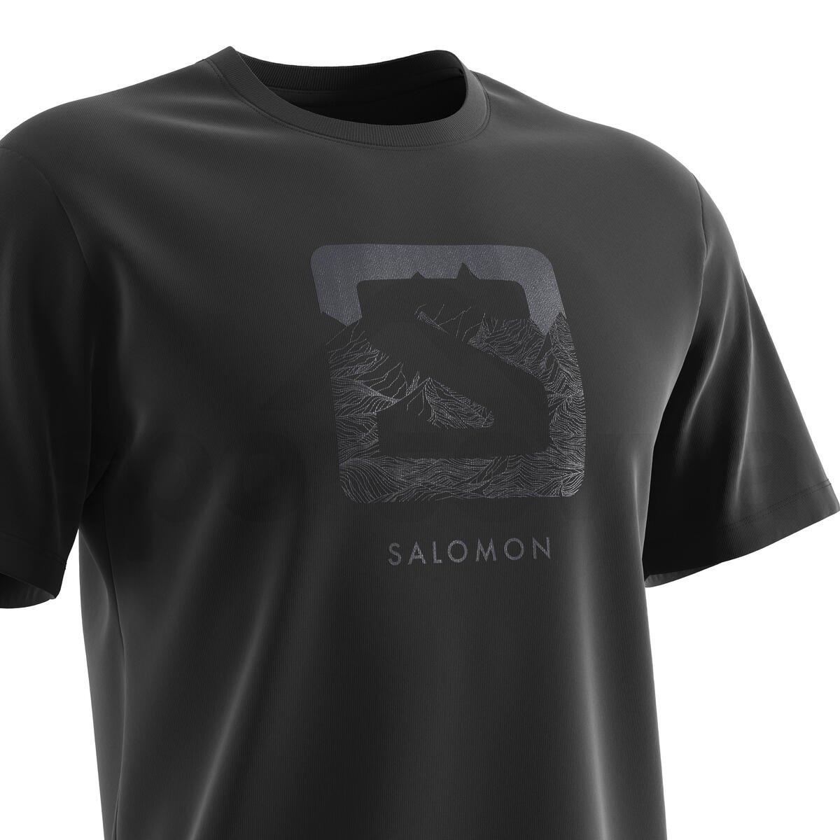 Tričko Salomon Outlife Logo Tee M - černá