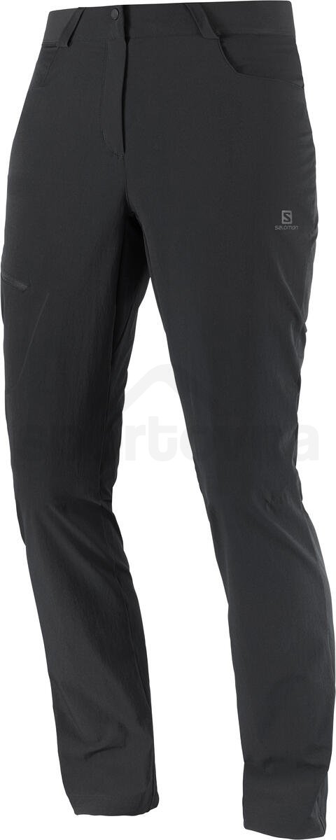 Kalhoty Salomon WAYFARER PANTS W - černá (standardní délka)