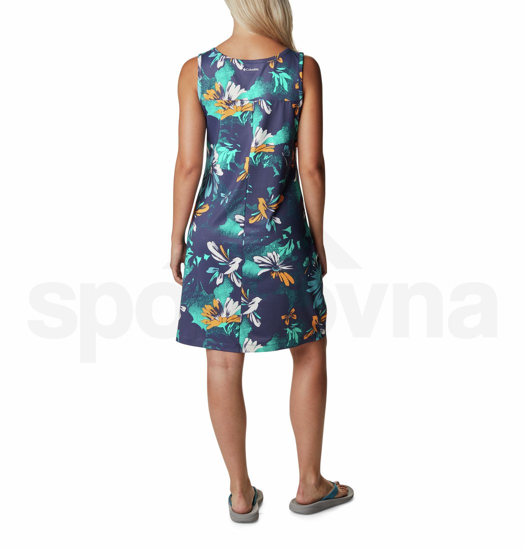 Šaty Columbia Chill River™ Printed Dress W - modrá/zelená