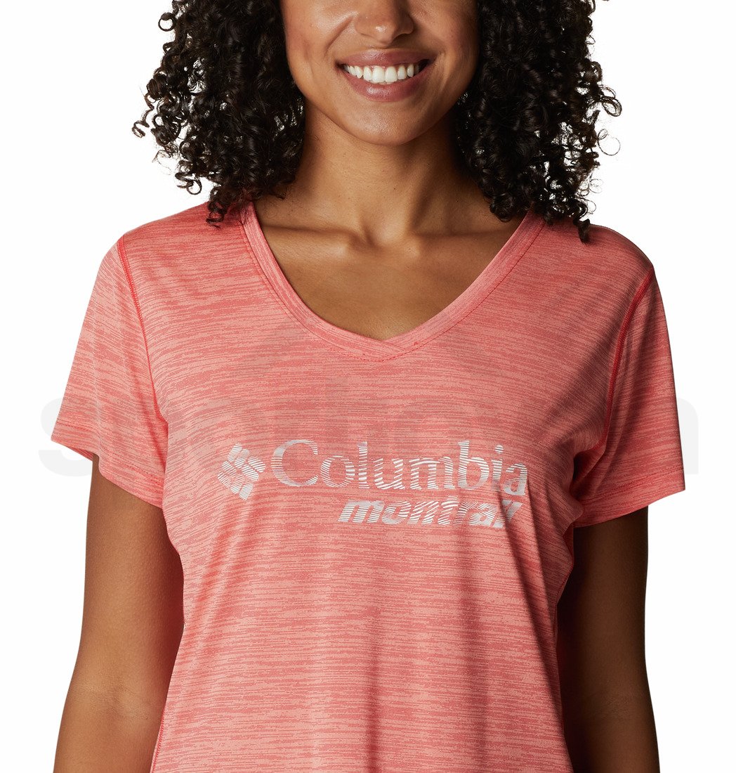 Tričko Columbia Trinity Trail™ II Graphic W - růžová/oranžová