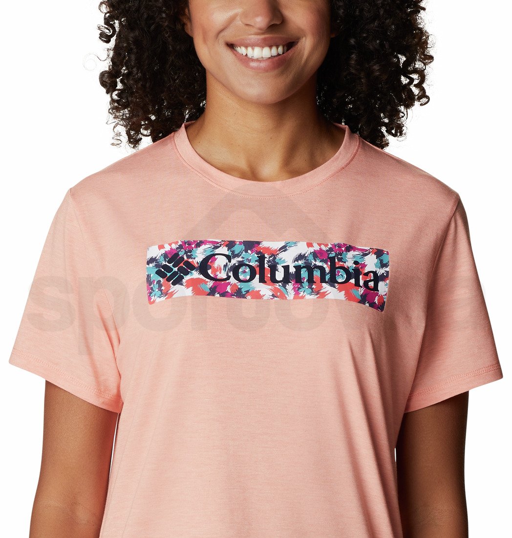 Tričko Columbia Sun Trek™ SS Graphic Tee W - růžová