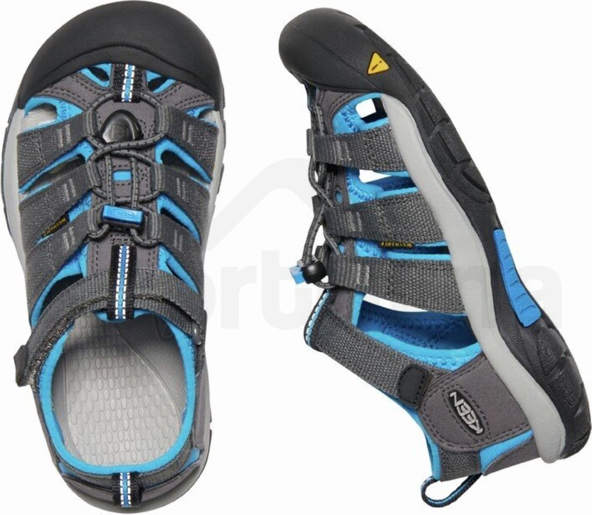 Obuv - sandály Keen Newport H2 K - šedá/modrá