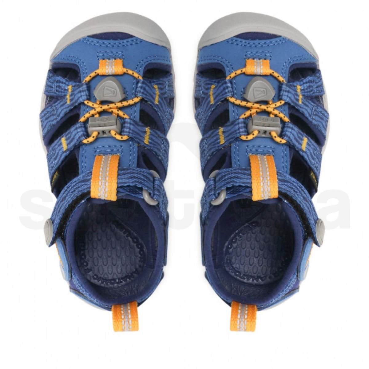 Obuv - sandály Keen Seacamp II CNX K - modrá/oranžová