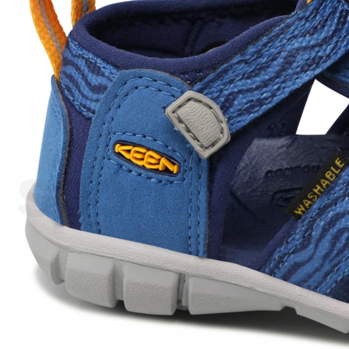 Obuv - sandály Keen Seacamp II CNX J - modrá/oranžová