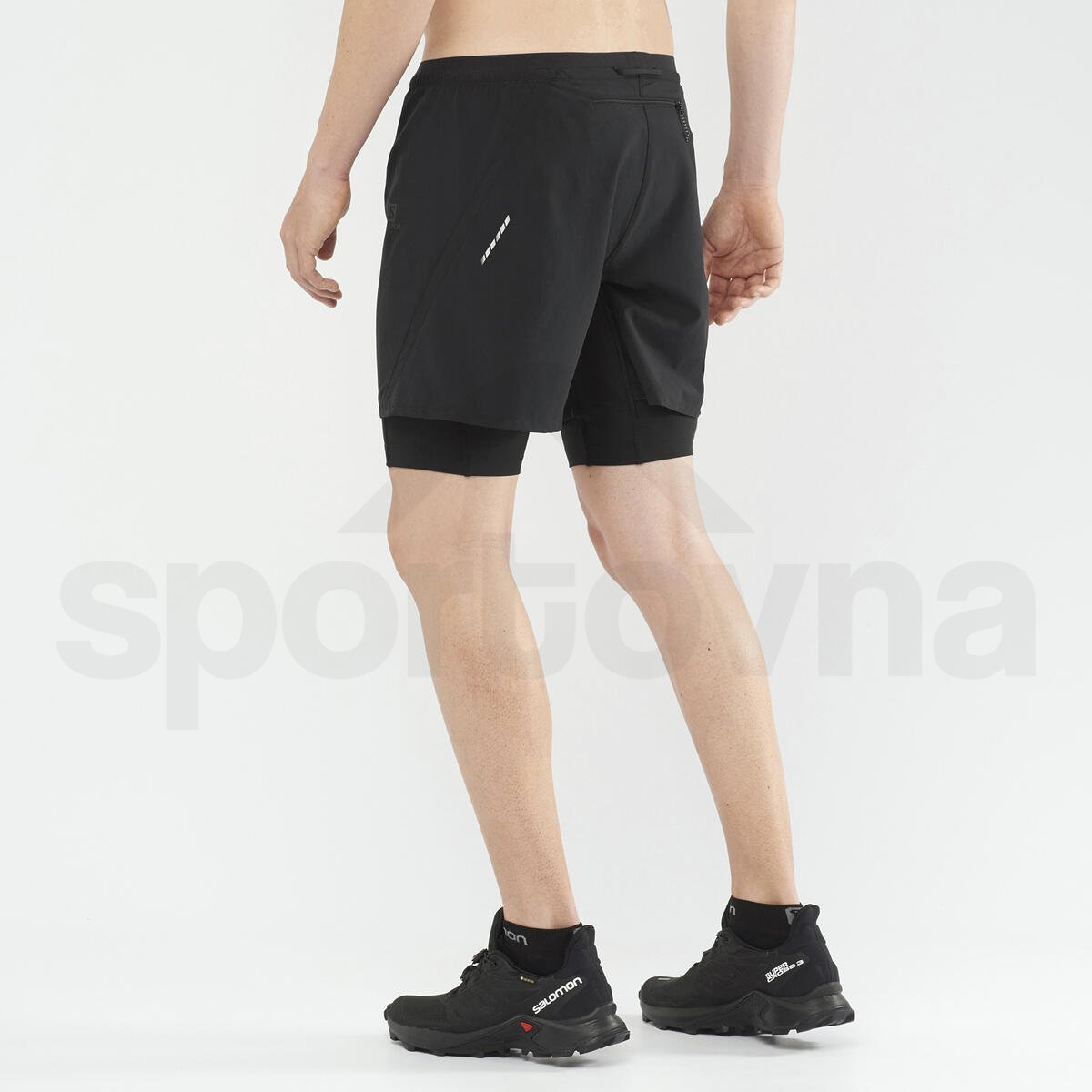 Kraťasy Salomon Cross Twinskin Shorts M - černá