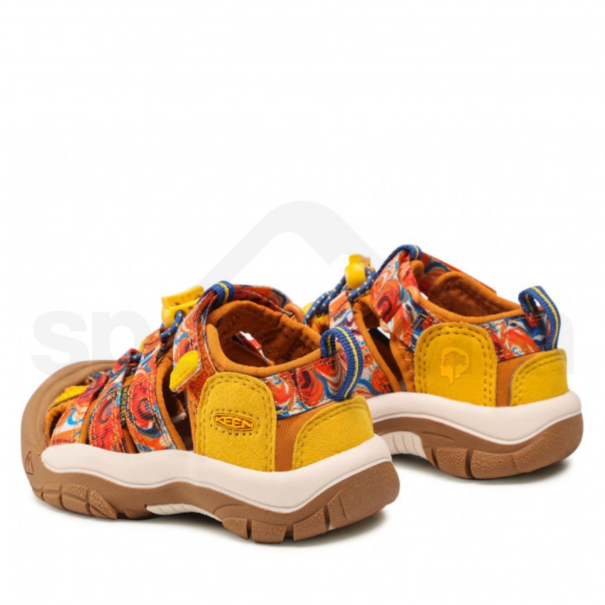 Obuv - sandály Keen Newport H2 Kids - oranžová/žlutá