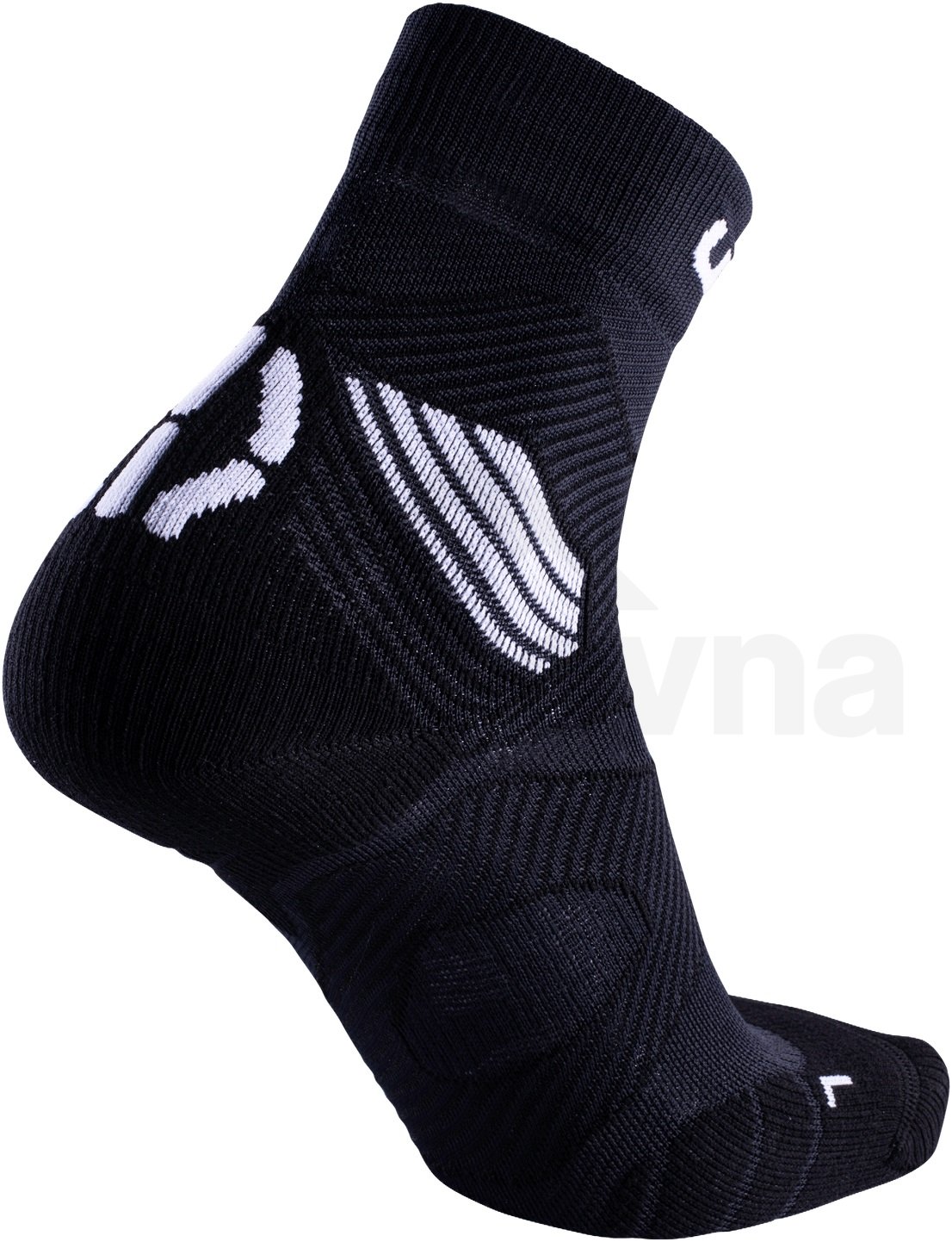 Ponožky UYN Run Trail Challenge - černá/bílá