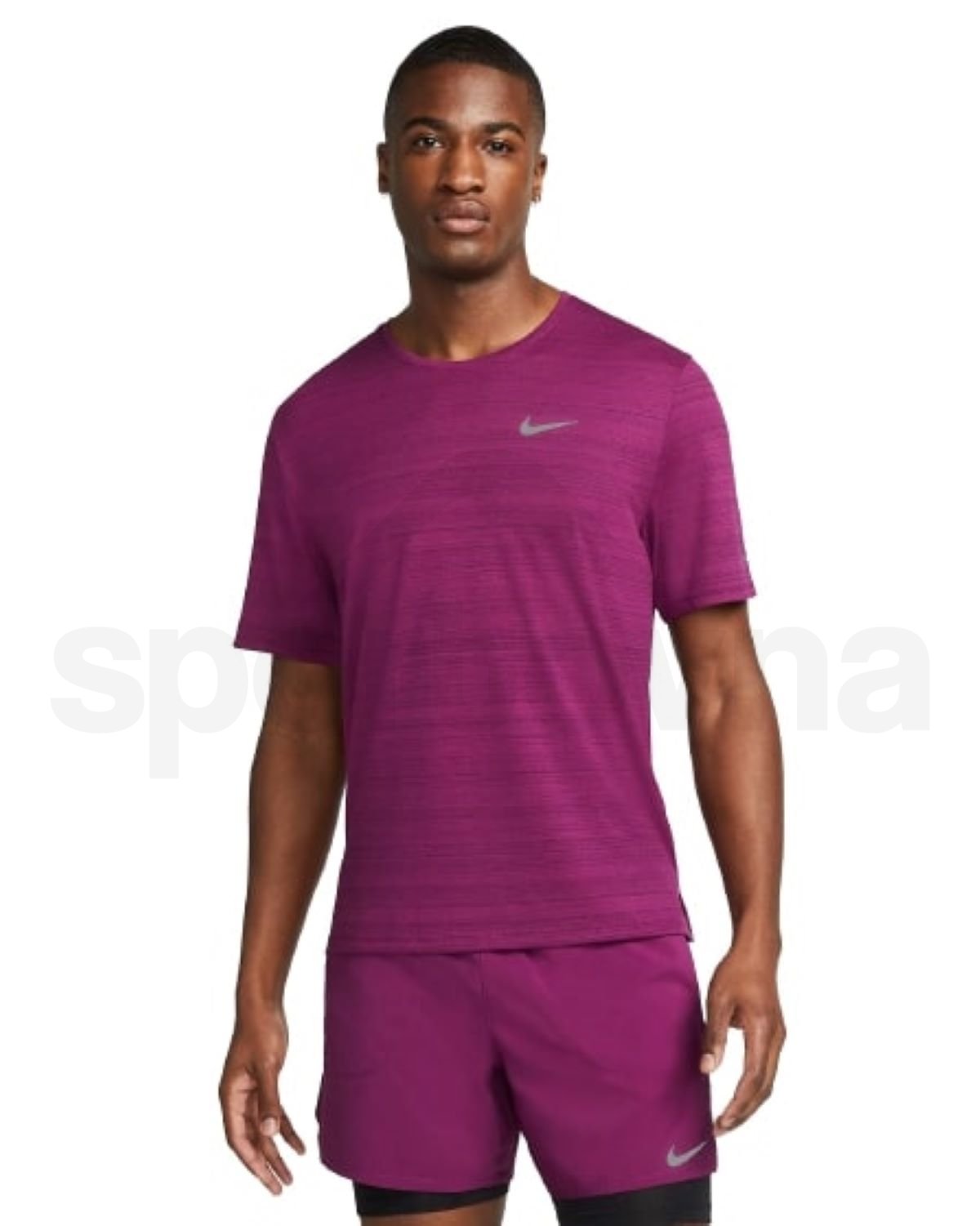 Tričko Nike Dri-FIT Miler M - fialová