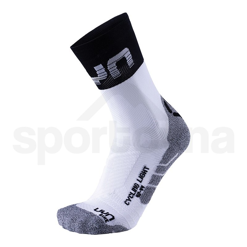 Ponožky UYN CYCLING LIGHT - bílá/černá