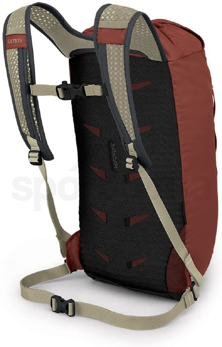 Batoh Osprey Daylite Cinch Pack - červená/šedá