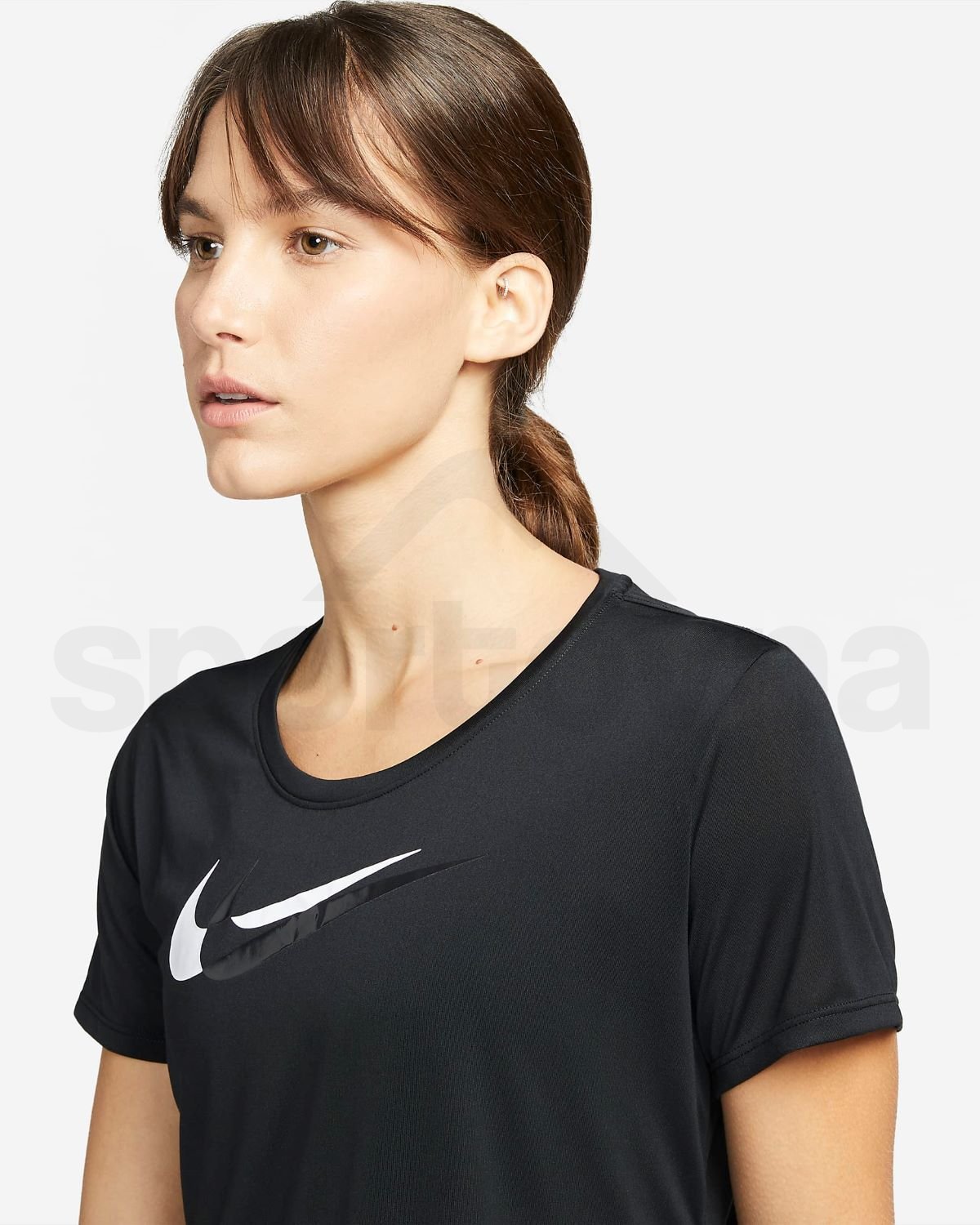 Tričko Nike Dri-FIT SWOOSH RUN W - černá