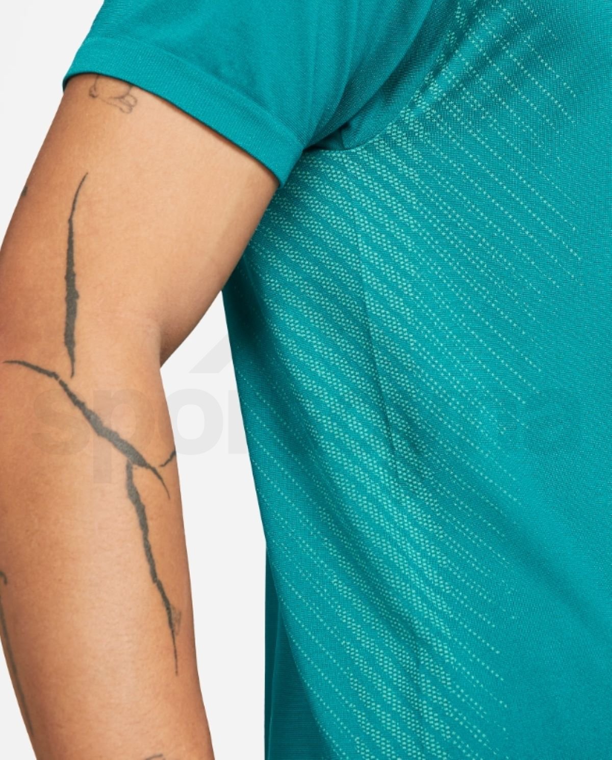 Tričko Nike Dri-FIT SEAMLESS M - tyrkysová
