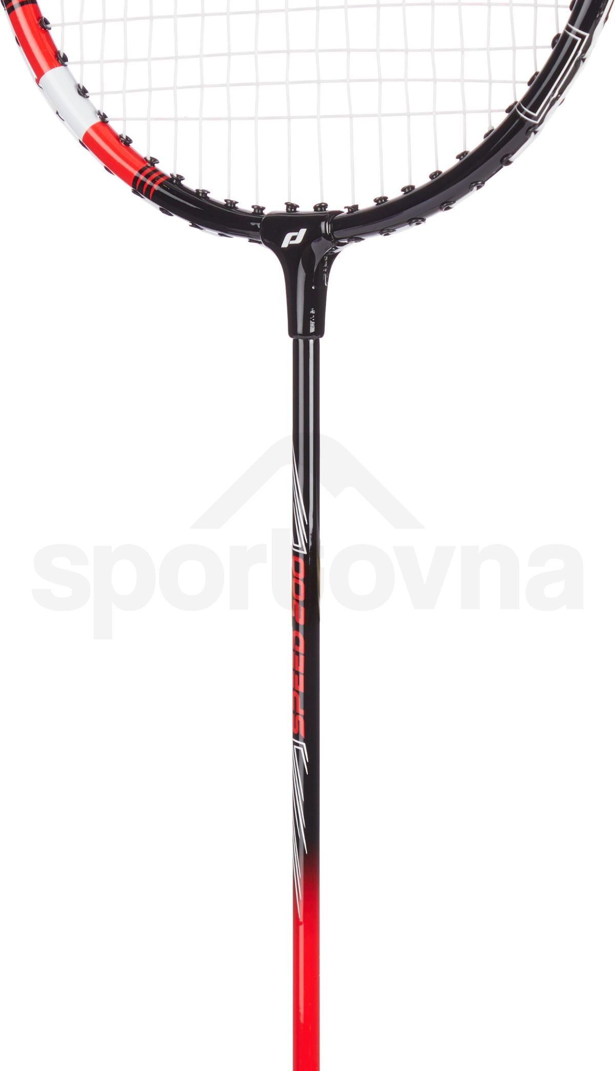 Badmintonová raketa Pro Touch SPEED 200 - černá/červená