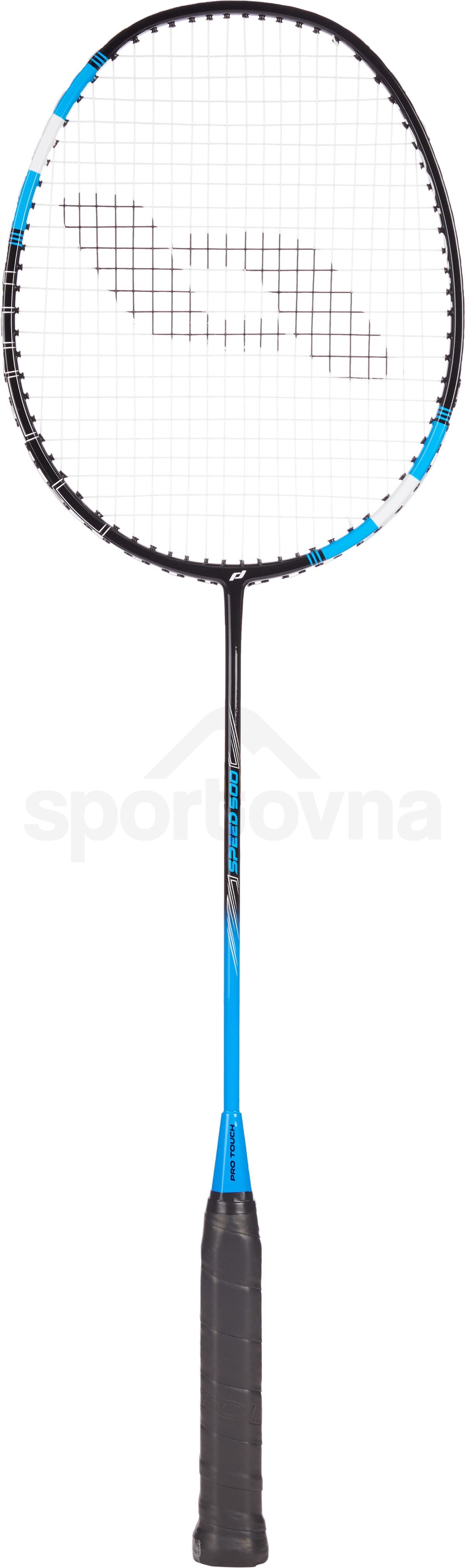 Badmintonová raketa Pro Touch SPEED 500 - černá/modrá