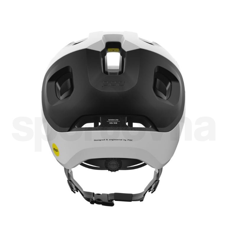 Cyklo helma POC Axion Race MIPS - bílá/černá matná