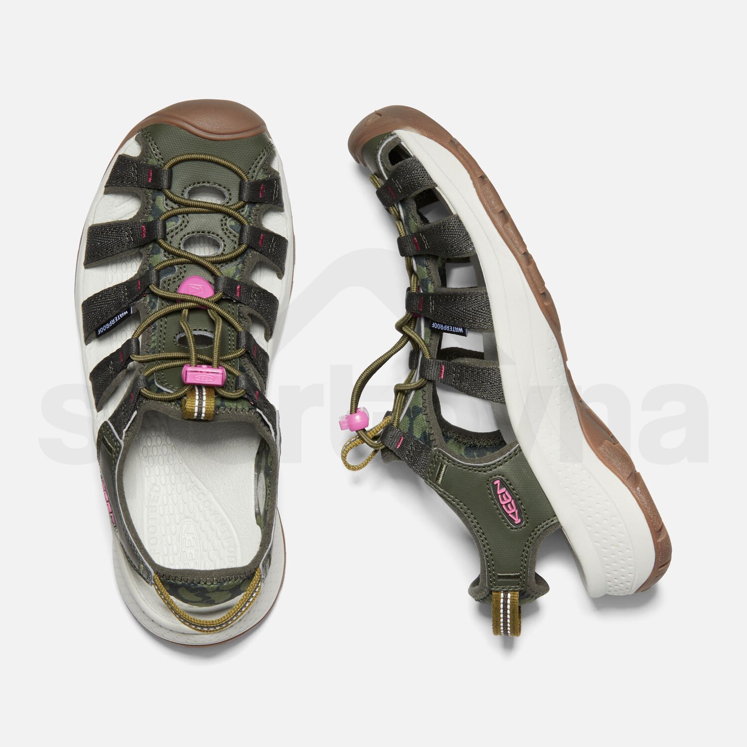Obuv - sandály Keen Astoria West Sandal W - zelená/fialová