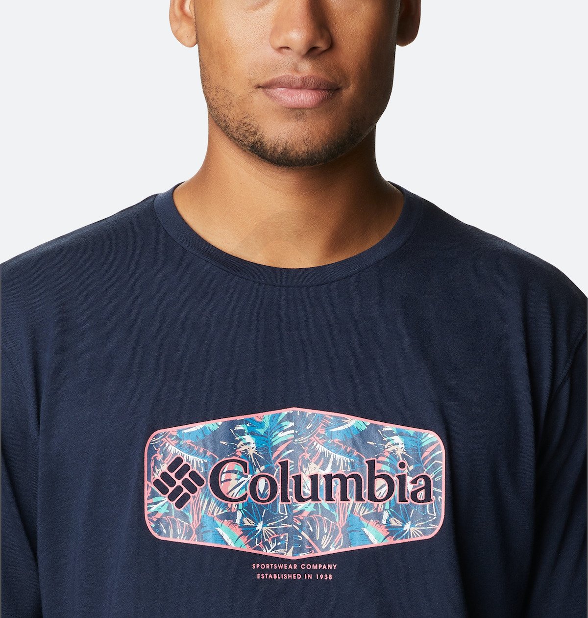 Tričko Columbia Thistletown Hills™ Graphic Short Sleeve M - tmavě modrá