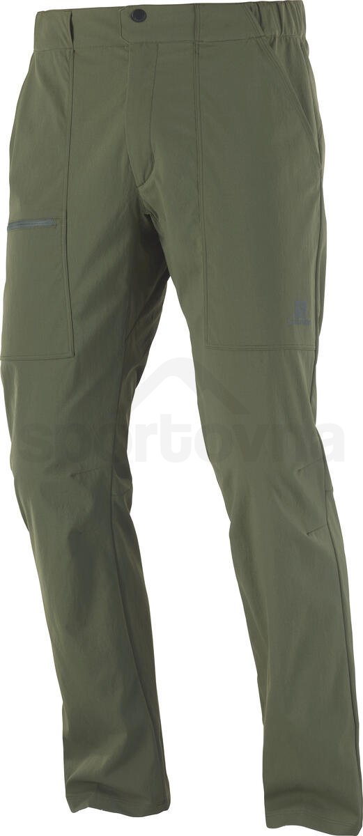 Kalhoty Salomon OUTRACK PANTS M - zelená (standardní délka)