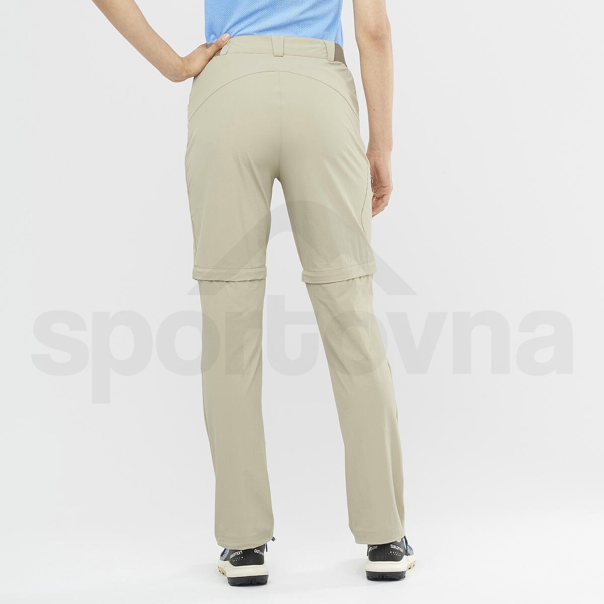Kalhoty Salomon WAYFARER ZIP OFF PANTS W - béžová