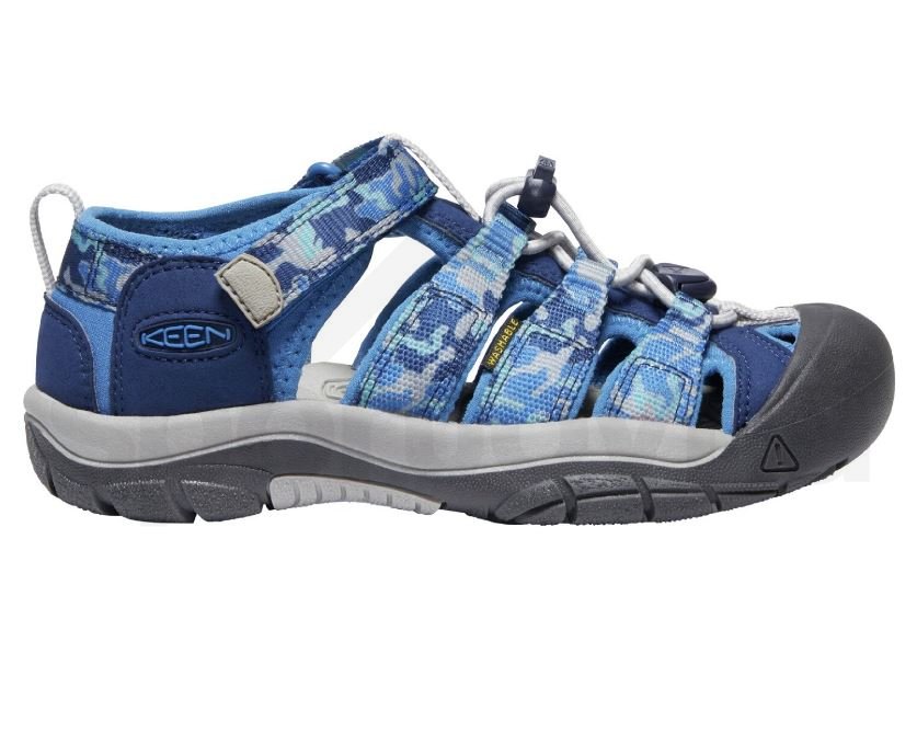 Obuv - sandály Keen Newport H2 Y - maskáč modrá