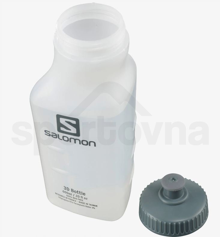Láhev Salomon 3D Bottle 600ml - bílá