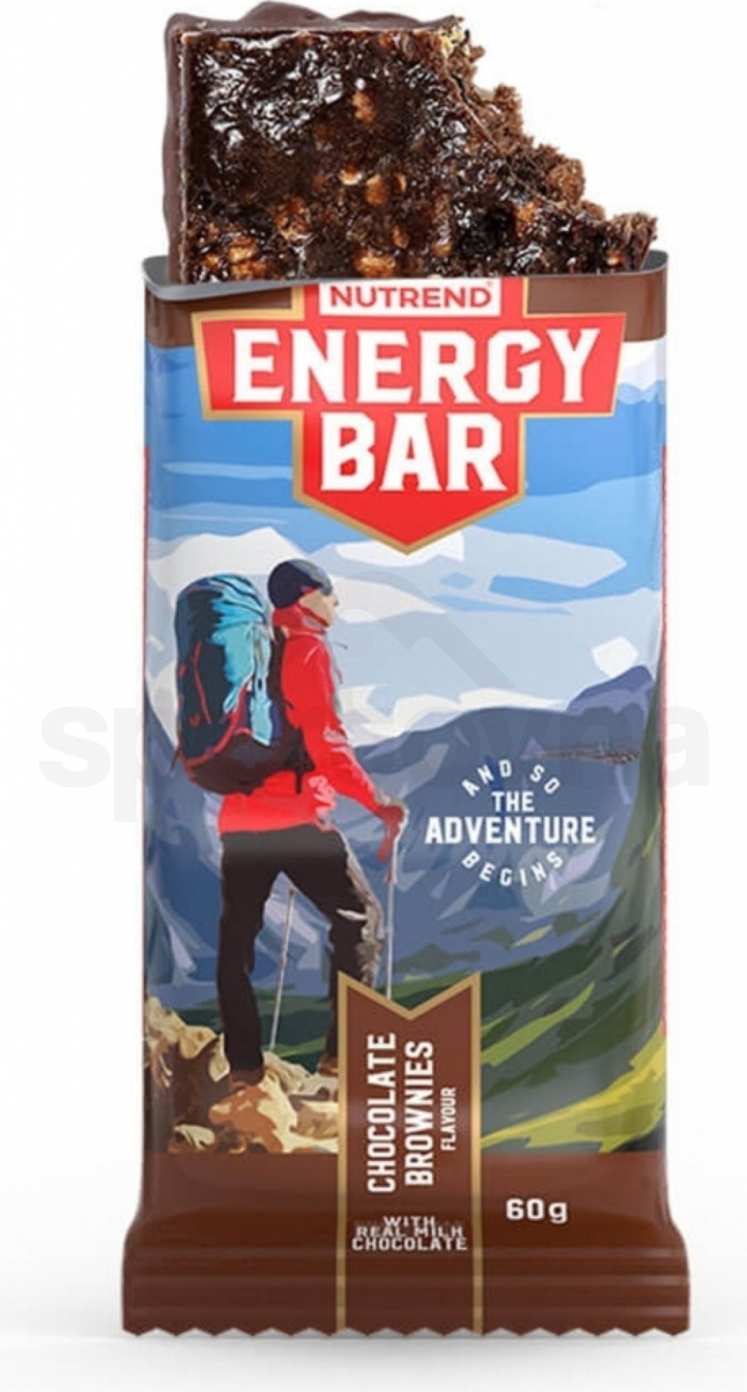 Nutrend Energy Bar 60g - čokoládové brownies