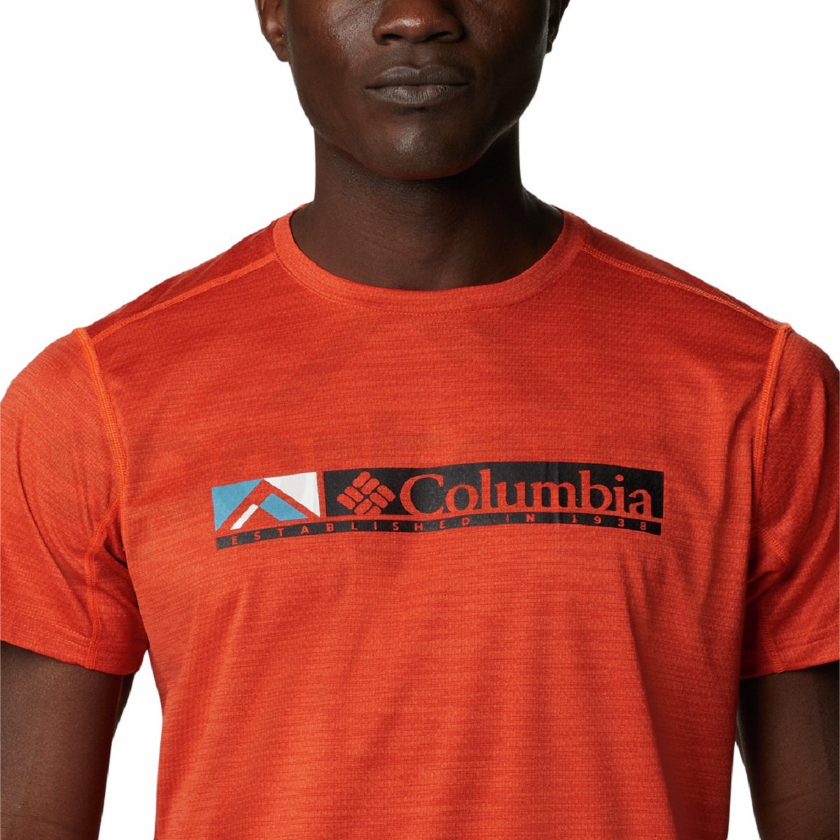 Tričko Columbia Alpine Chill™ Zero Graphic Short Sleeve M - červená