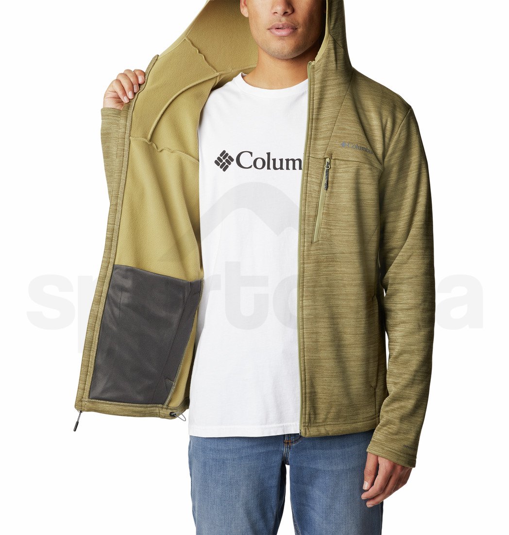 Mikina Columbia Maxtrail™ II Fleece Hooded Full Zip M - hnědá