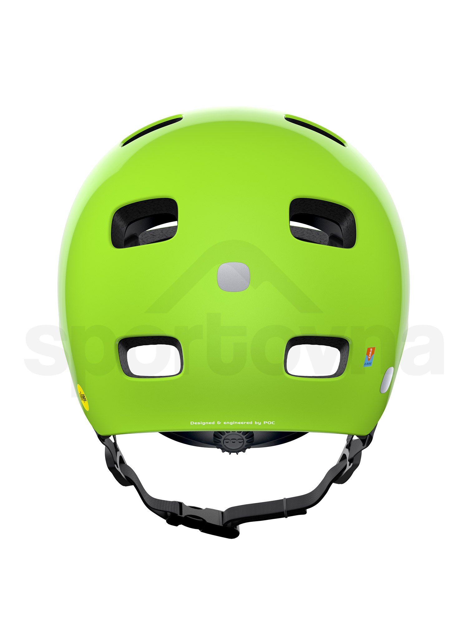 Cyklo helma POC POCito Crane MIPS J (2022) - zelená/žlutá