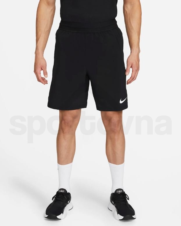 Šortky Nike NP DF FLEX VENT MX 8IN M - černá/bílá