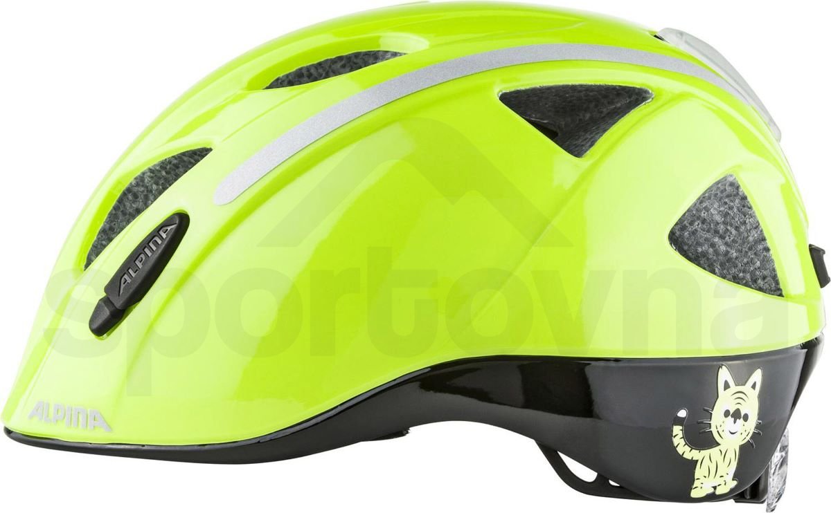 Cyklistická helma Alpina Ximo Flash Inmold K - žlutá