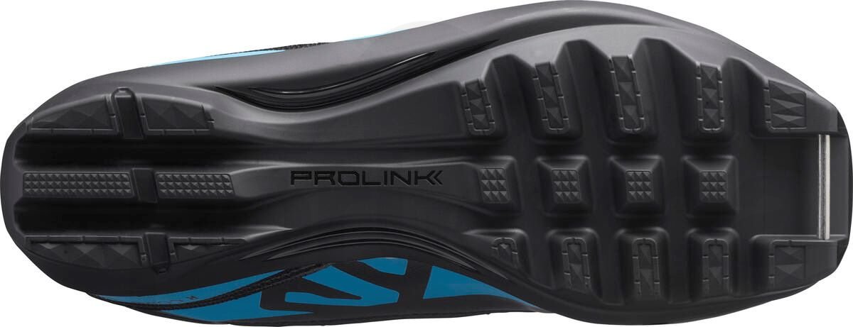 Boty na běžky Salomon R/Combi Prolink J - černá/modrá