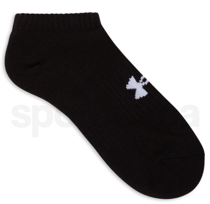 Ponožky Under Armour UA Core No Show 3Pk - černá/bílá/šedá