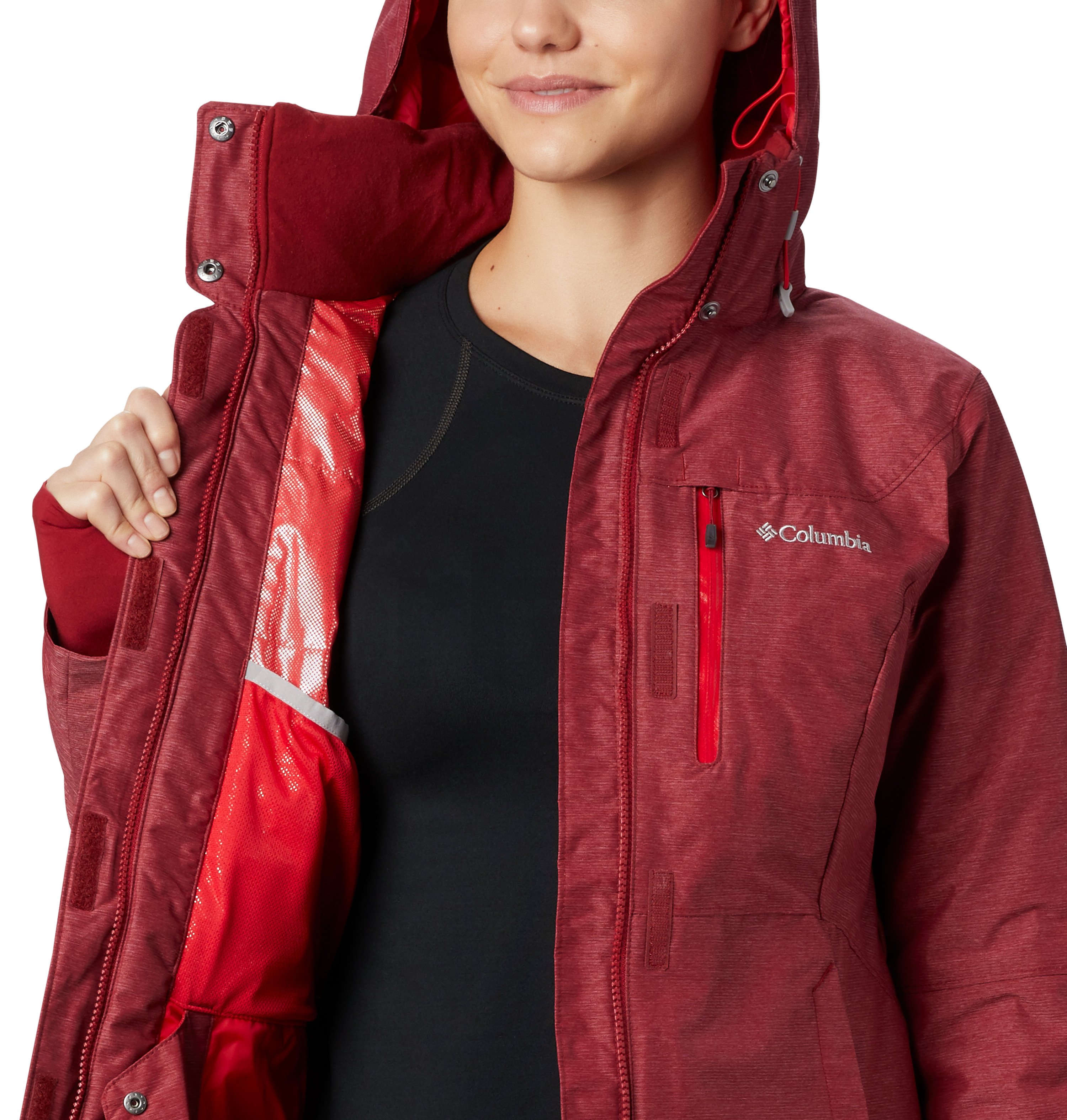Bunda Columbia Alpine Action™ OH Jacket - tmavě červená