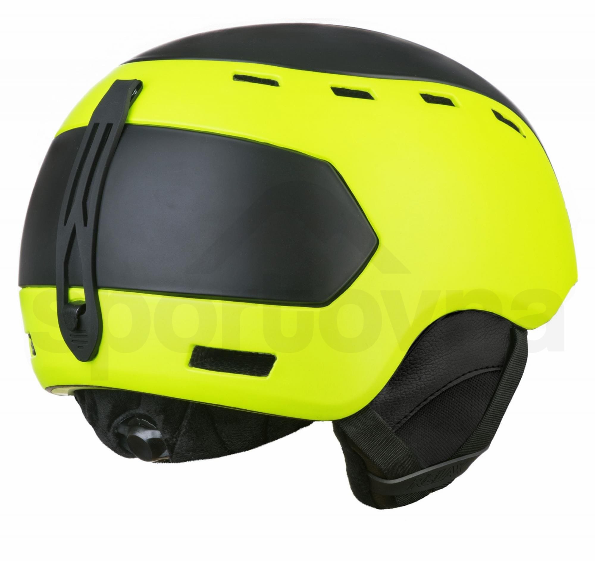 Lyžařská helma Relax Combo - černá/žlutá