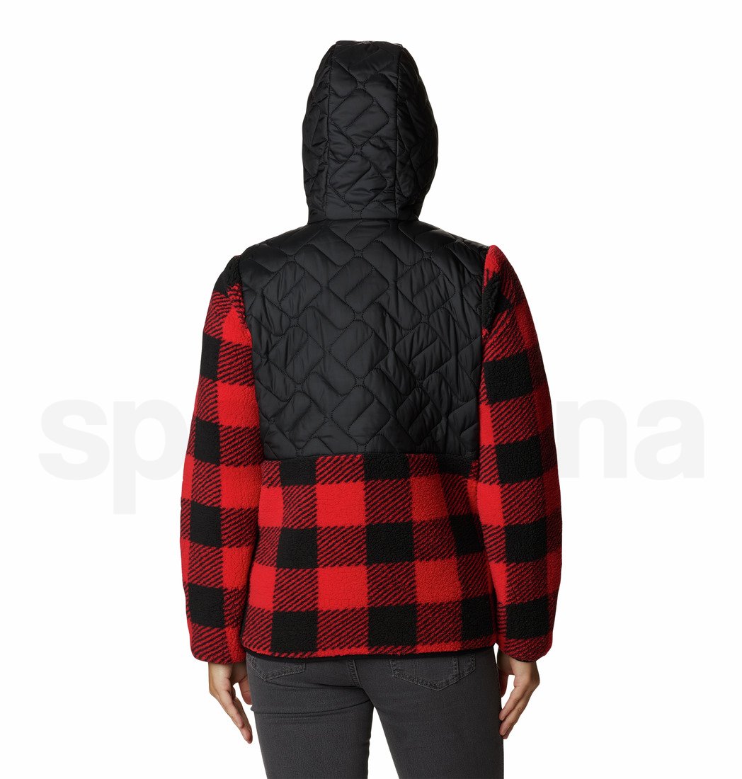 Mikina Columbia Sweet View™ Fleece Hooded Pullover W - červená/černá