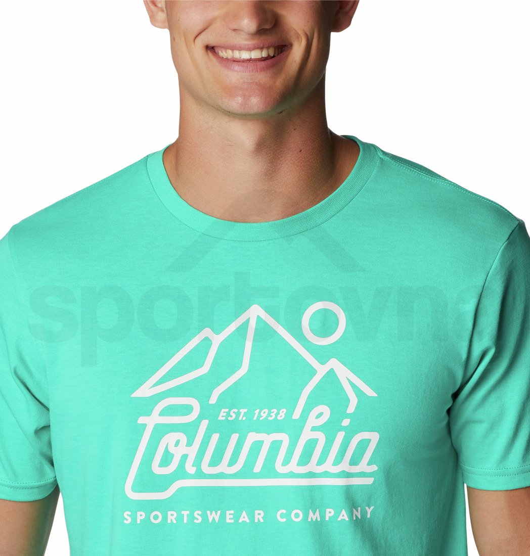 Tričko Columbia CSC™ Seasonal Logo Tee M - tyrkysová