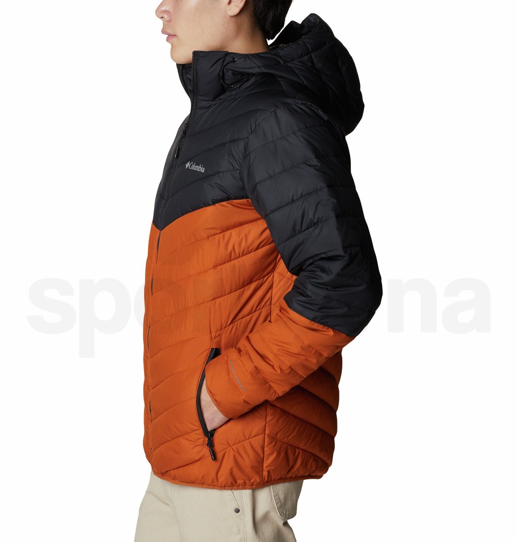 Bunda Columbia Eddie Gorge™ Hooded Jacket M - černá/oranžová
