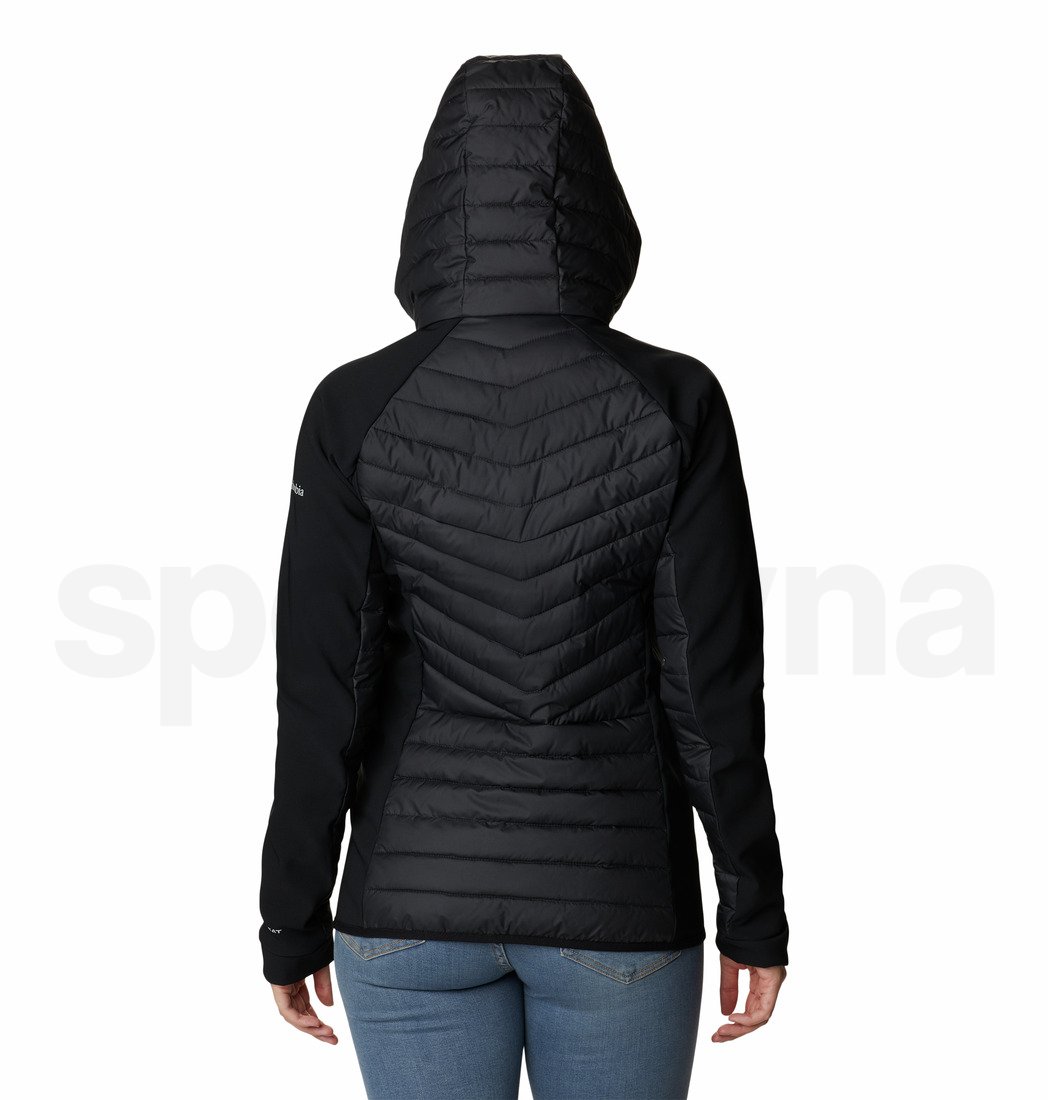 Bunda Columbia Powder Lite™ Hybrid Hooded Jacket W - černá
