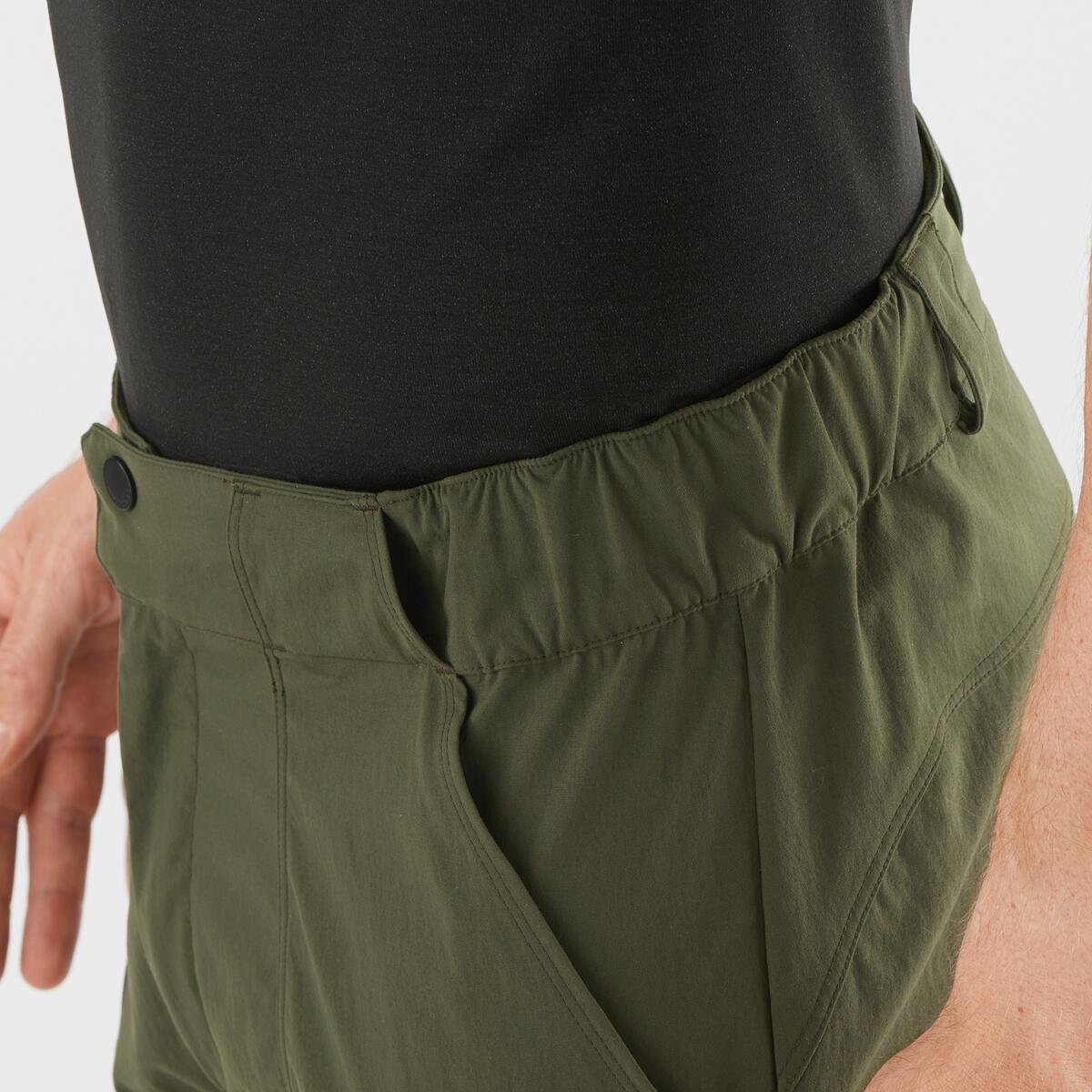 Kalhoty Salomon OUTRACK PANTS M - zelená (prodloužená délka)