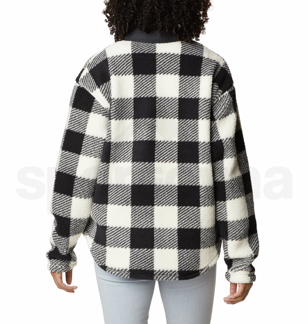 Mikina Columbia West Bend™ Shirt Jacket W - černá/šedá/bílá