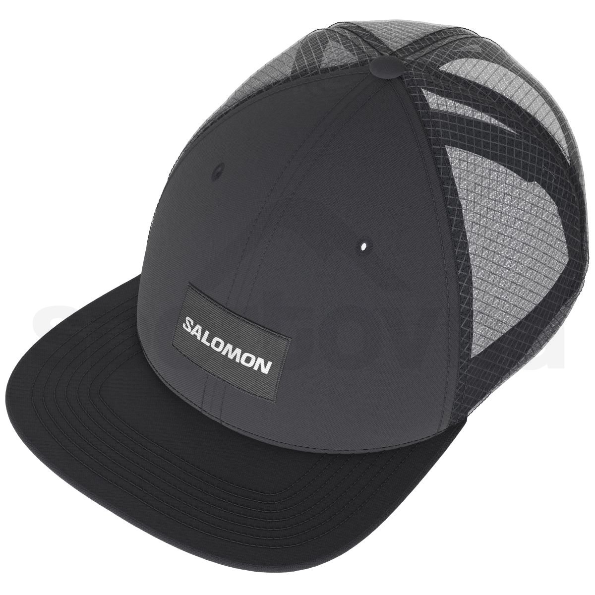 Kšiltovka Salomon Trucker Flat Cap - černá