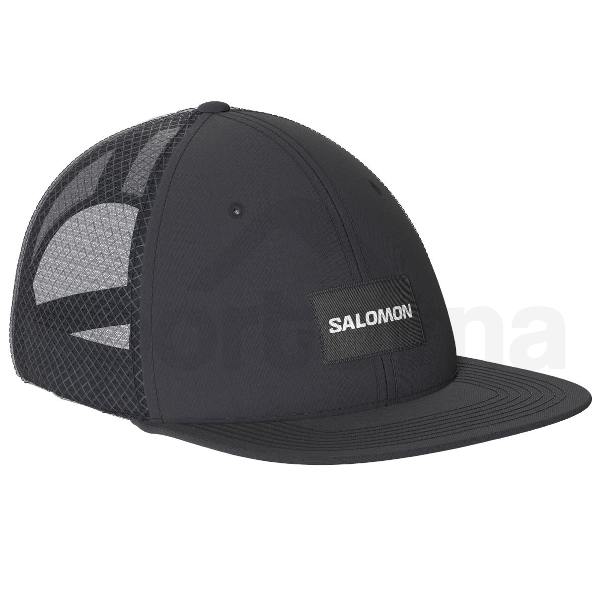 Бейсболка Salomon Trucker Flat Cap Uni - чорна